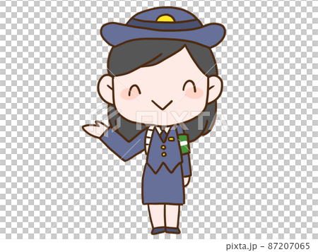 policewoman - Stock Illustration [87207065] - PIXTA