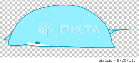 Ray (light blue) with a weak and lonely expression 87207115