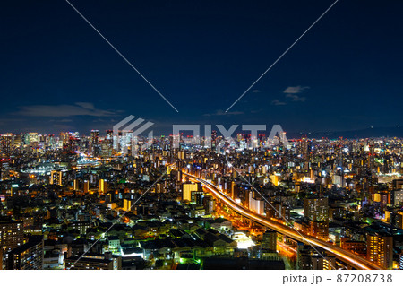 大阪市内の夜景 87208738