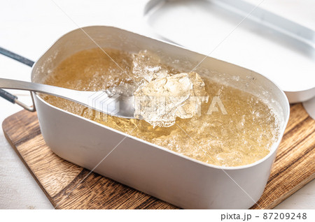 メスティンで作るジンジャエールゼリー 87209248