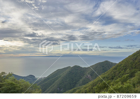 弥彦山 夕暮れ 弥彦山 夕暮れ 87209659