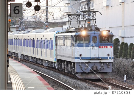 JR貨物 EF65 2117号機 甲種輸送 都営三田線6500形 6509編成 近畿車輛 新車 JR貨物 EF65 2117号機 甲種輸送 都営三田線6500形 6509編成 近畿車輛 新車 87210353