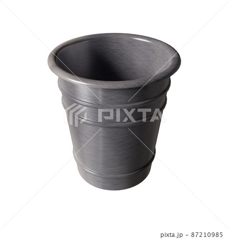 Cans for kitchen utensils on white background. 87210985
