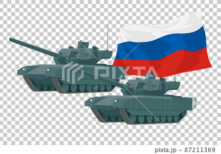 戦車　ロシア　T-14　イラスト素材 87211369