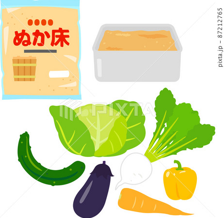 ぬか床の素といろいろな野菜 87212765