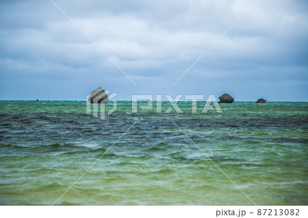 宮古島 佐和田の浜の風景 宮古島 佐和田の浜の風景 87213082