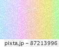 虹色のグリッター風の背景素材_パステルカラー 87213996