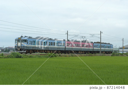 北陸本線 野々市-松任 JR西日本 415系800番台 C05編成(金沢) 北陸本線 野々市-松任 JR西日本 415系800番台 C05編成(金沢) 87214048