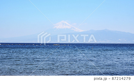 伊豆半島から見た富士山 87214279