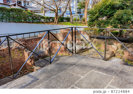 神奈川県　横浜市中区元町にある元町公園　山手80番館遺跡 87214884