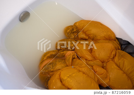 ダウンシュラフの洗濯 87216059