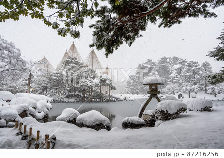 兼六園 灯籠 2022年2月撮影 兼六園 灯籠 2022年2月撮影 87216256