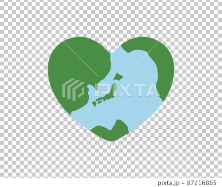 地球的心和平日本世界和平生態自然循環環境的插圖 地球的心和平日本世界和平生態自然循環環境的插圖 87216865