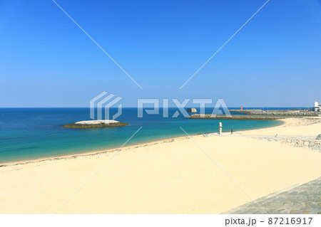 【愛媛県】晴天下のふたみシーサイド公園 【愛媛県】晴天下のふたみシーサイド公園 87216917