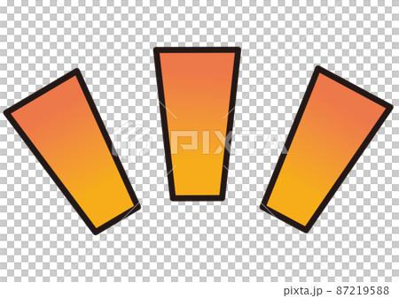 注目 チェック 気付く ポイント 注意 重要 大切 驚く 大事 アイコン ドキッ 効果 衝撃のイラスト素材