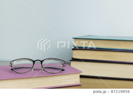 still life with literature concept 87219956