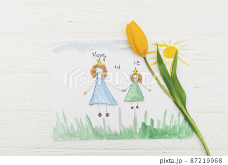 mommy me inscription with painting 87219968