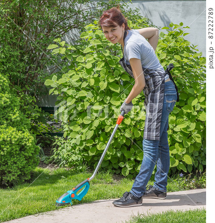Working in garden Working in garden 87222789