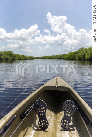 Kayaking in Everglades national park, USA Kayaking in Everglades national park, USA 87224560