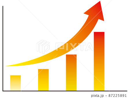 矢印,上昇,グラフ,成長,上がる,アップ,伸びる,回復,増える,効果,増加,上昇中,急成長,棒グラフ 矢印,上昇,グラフ,成長,上がる,アップ,伸びる,回復,増える,効果,増加,上昇中,急成長,棒グラフ 87225891