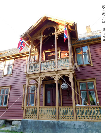 ノルウェー　ラルダール　ゲストハウス　Lærdalsøren Guesthouse 87226539