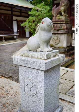 京都 岡﨑神社の狛うさぎ 京都 岡﨑神社の狛うさぎ 87230599