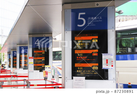 東京駅・JR高速バスターミナル・バスのりば(八重洲南口)/東京都千代田区丸の内1 東京駅・JR高速バスターミナル・バスのりば(八重洲南口)/東京都千代田区丸の内1 87230891