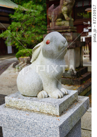 京都 岡﨑神社の狛うさぎ 京都 岡﨑神社の狛うさぎ 87230917