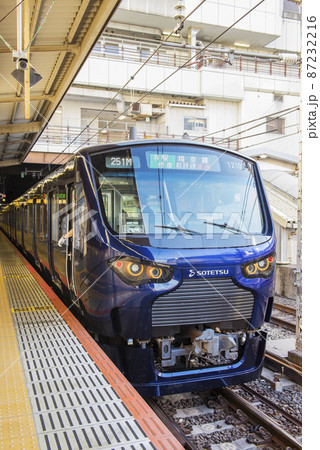 相鉄線 鉄道 私鉄 相鉄 ブルー 新宿駅ホーム 埼京線 相鉄線 鉄道 私鉄 相鉄 ブルー 新宿駅ホーム 埼京線 87232216