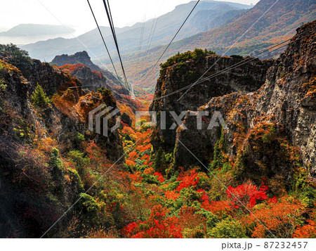 【香川】小豆島 寒霞渓の紅葉 【香川】小豆島 寒霞渓の紅葉 87232457
