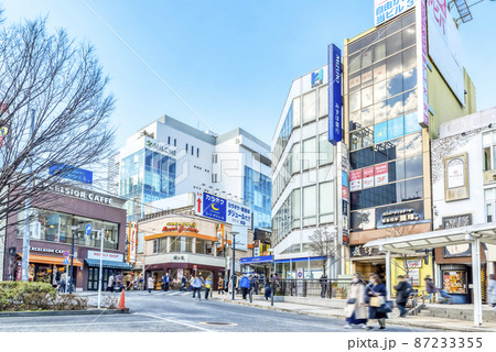 東京都目黒区の都市風景　自由が丘 87233355