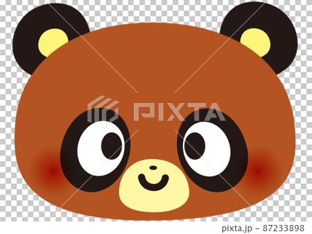 タヌキ,たぬき,狸,動物,動物園,かわいい,顔,子供向け,アイコン