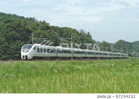 北陸本線　牛ノ谷－細呂木　JR西日本　683系　T33＋T35＋T02編成（金沢）　サンダーバード 87234232