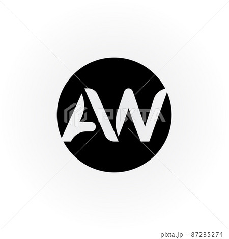 AW letter logo design on black background. AW creative initials letter logo  concept. aw letter design. AW white letter design on black background. A W, a  w logo 10469026 Vector Art at Vecteezy