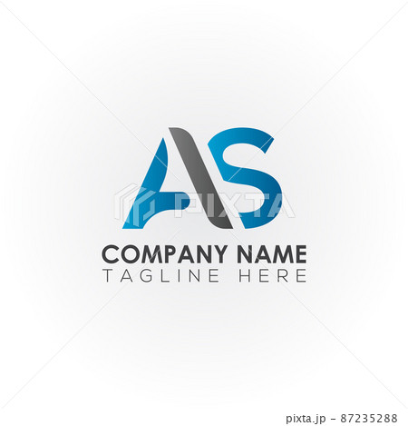 Initial AS letter Logo Design vector Template. Creative Letter AS Logo Design 87235288