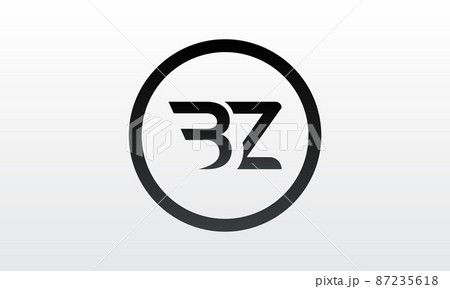 Initial BZ Letter Logo With Creative Modern Business Typography Vector Template 87235618