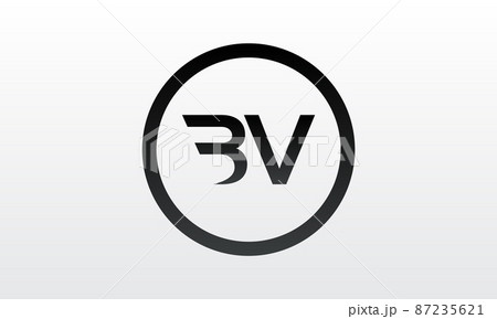 Initial BV Letter Logo With Creative Modern Business Typography Vector Template 87235621