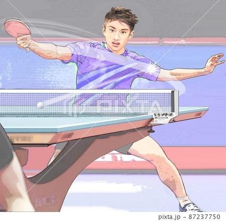 イケメン卓球アスリート イケメン卓球アスリート 87237750