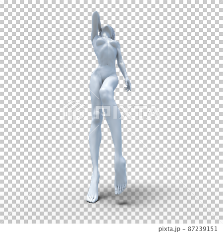 White figure female nude perming3DCG illustration material White figure female nude perming3DCG illustration material 87239151