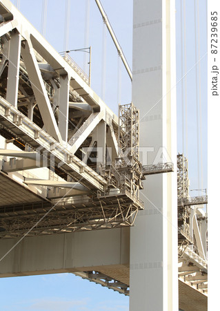 下津井港　下津井漁港　瀬戸大橋　岡山県倉敷  瀬戸内海 87239685