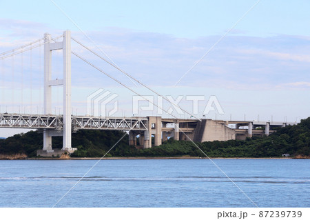 下津井港　下津井漁港　瀬戸大橋　岡山県倉敷  瀬戸内海 87239739