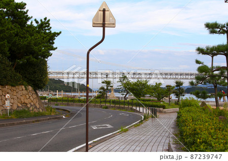 下津井港 下津井漁港 瀬戸大橋 岡山県倉敷 瀬戸内海 下津井港 下津井漁港 瀬戸大橋 岡山県倉敷 瀬戸内海 87239747