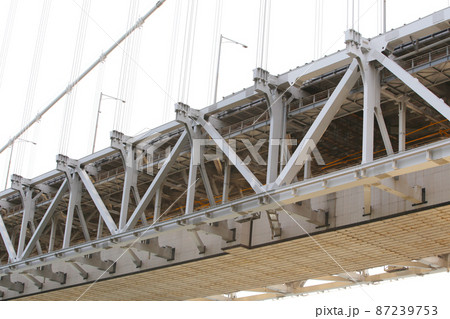 下津井港　下津井漁港　瀬戸大橋　岡山県倉敷  瀬戸内海 87239753