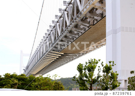 下津井港　下津井漁港　瀬戸大橋　岡山県倉敷  瀬戸内海 87239761