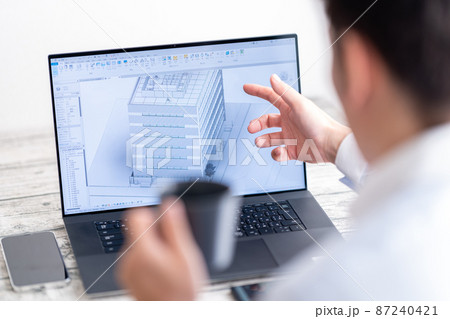 三次元CAD　立体的　3DCG　建築設計　プロジェクト　コンサルティング 87240421