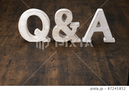 Q&Aの文字 Q&Aの文字 87245852