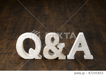 Q&Aの文字 87245853