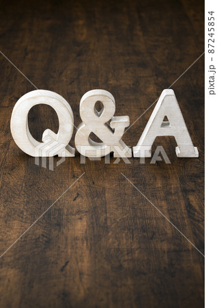 Q&Aの文字 87245854