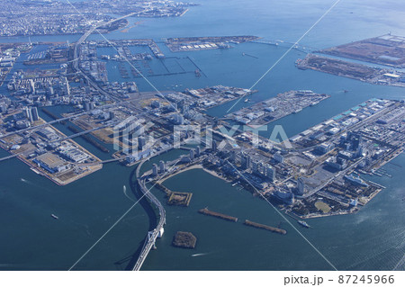 台場上空・湾岸エリア・空撮 87245966