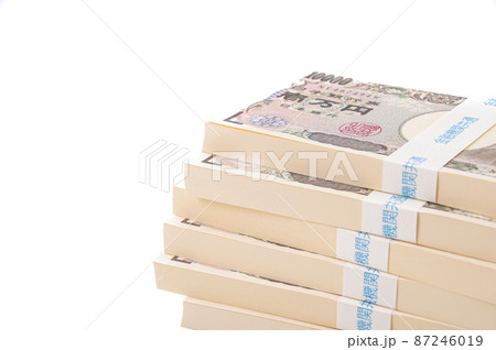 たくさんのお金 87246019